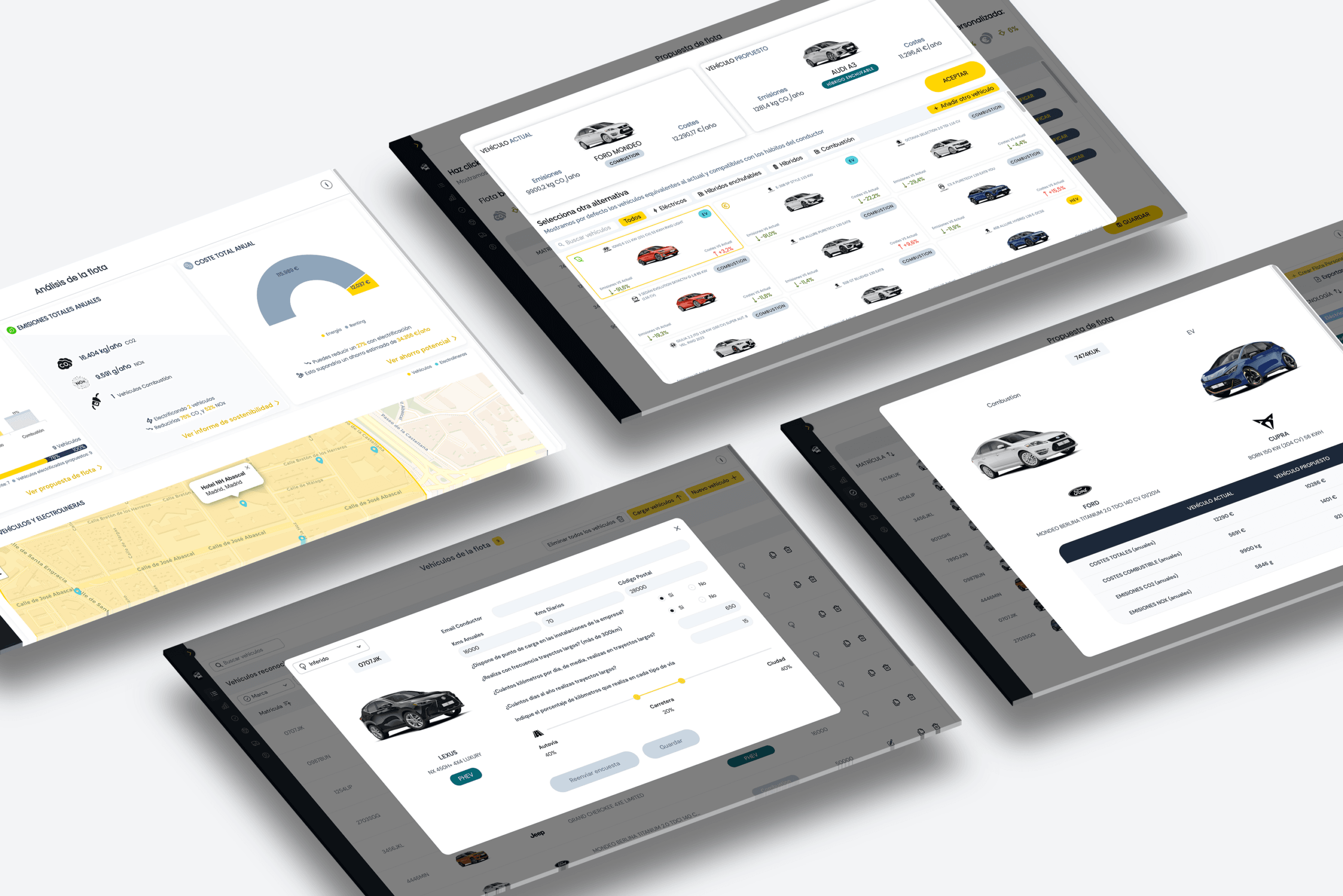 Descarbonización y toma de decisiones eficientes en la gestión de flotas de vehículos corporativos de SwitchFleet